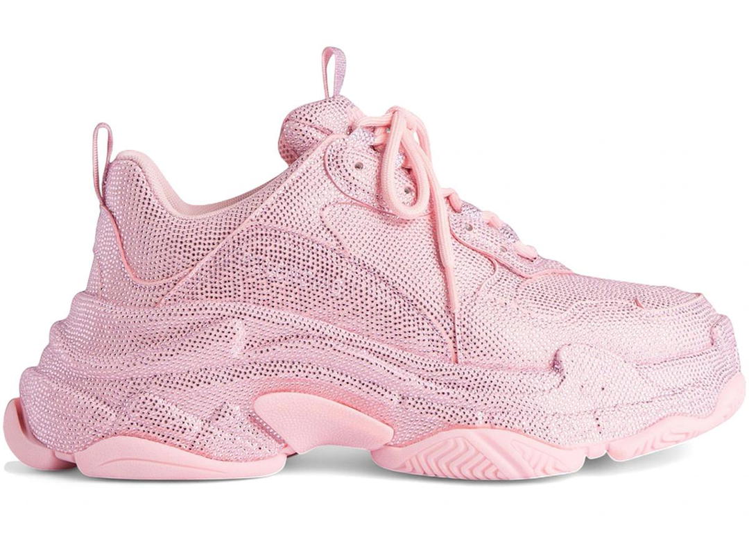 Balenciaga Balenciaga Triple S Light Pink Rhinestones (Women's)