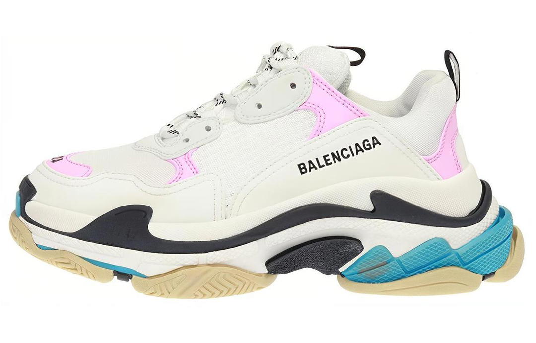 Balenciaga Balenciaga Triple S Light Pink Turquoise Women's