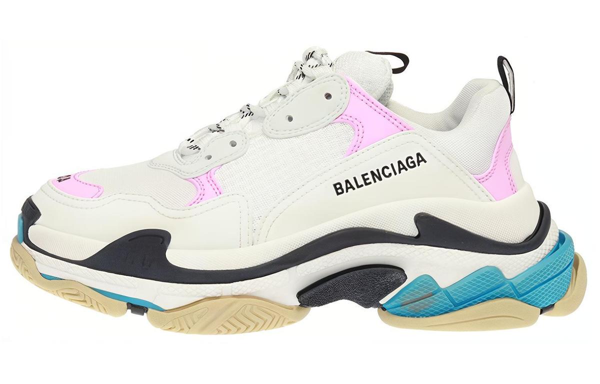 Balenciaga Balenciaga Triple S Light Pink Turquoise Women's