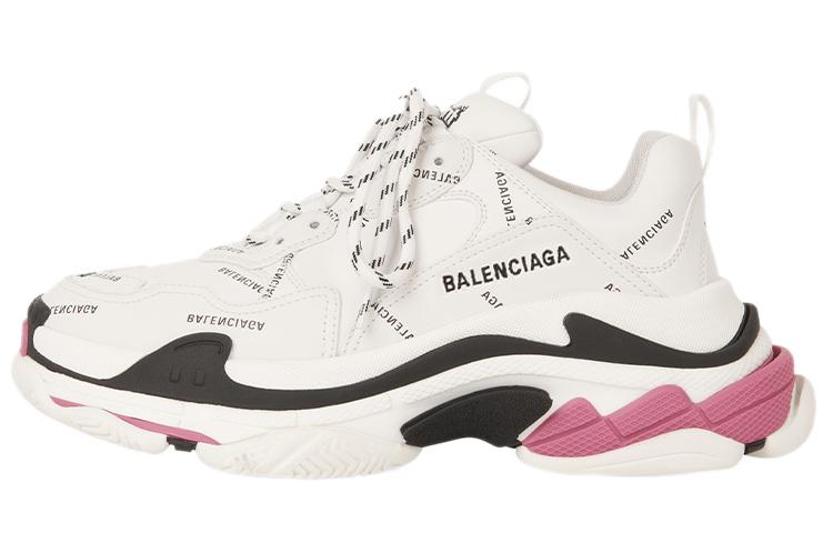 Balenciaga Balenciaga Triple S Sneaker 'Allover Logo White Pink' Women's