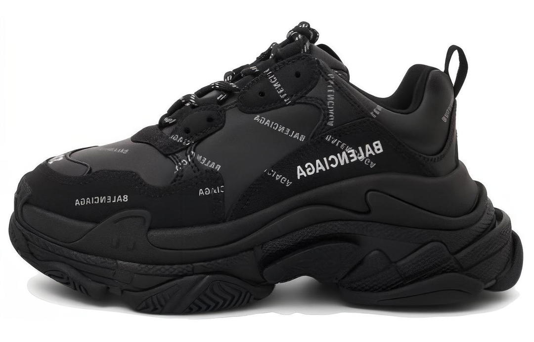 Balenciaga Balenciaga Triple S Sneaker Kids 'Allover Logo Black'