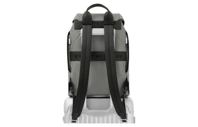 Rimowa RIMOWA Recycled Nylon With Leather Backpack Men's Gray - view 4