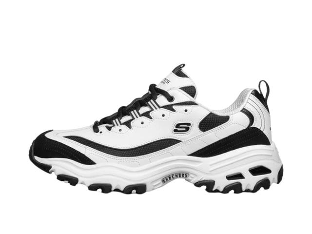 Skechers Skechers D Lites Running Shoes White Black - view 2