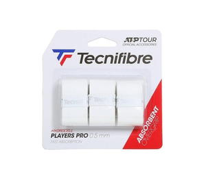 Buy Tecnifibre Players Pro x3 Overgrip Tape Racket Tennis White at Sasom – Authentic and Ready to Ship