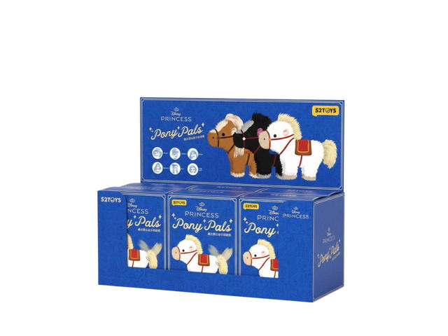52toy 52toy Disney Princess Pony Pals Series Plush Keychain Series Blind Box Whole Set - view 1