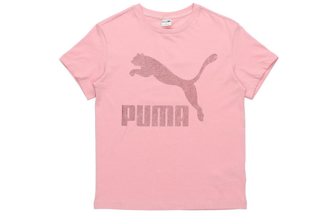 Puma Puma Set-in Sleeve T-Shirt Women's Pink