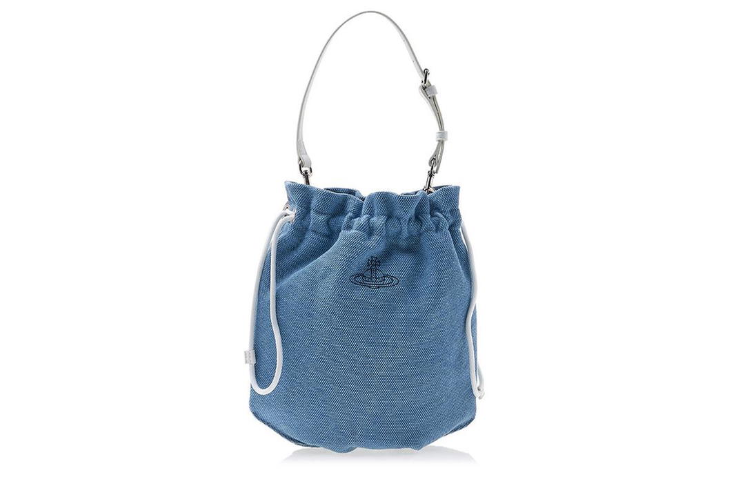 Vivienne Westwood Vivienne Westwood Nylon Handbag Shoulder Bag Women's Light Blue