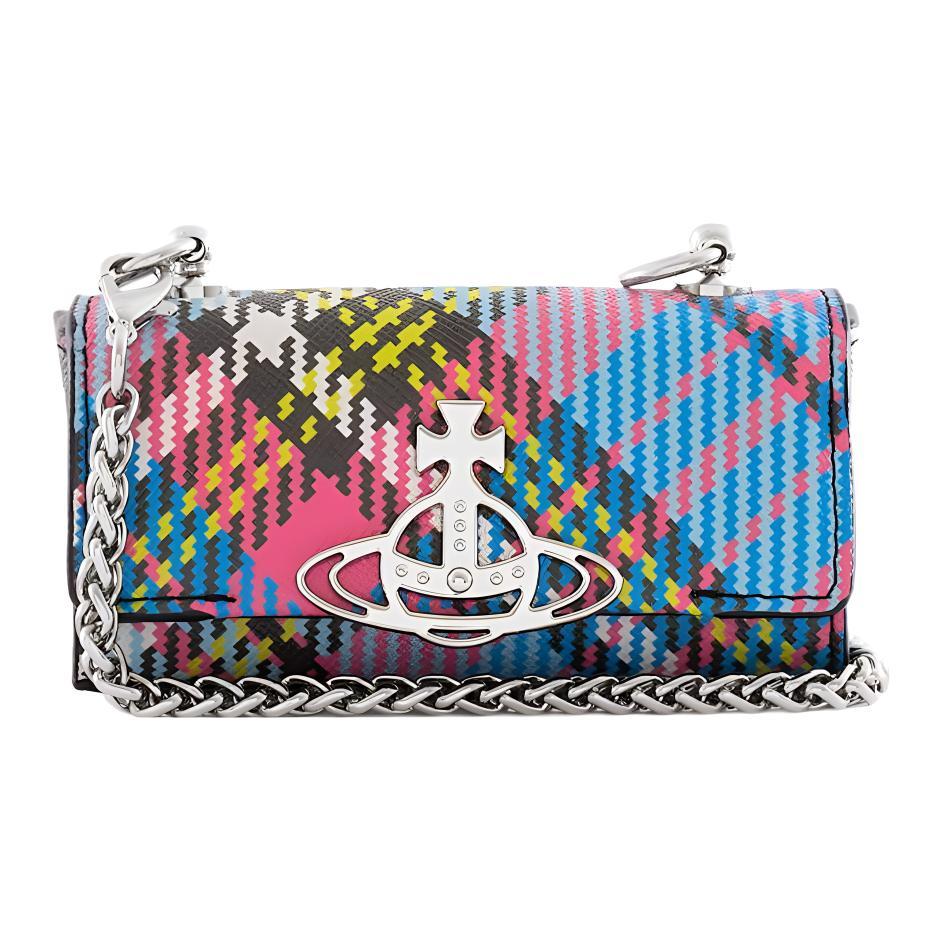 Vivienne Westwood Vivienne Westwood Polyester-Cotton PU Crossbody Bag Shoulder Bag Mini Women's Multicolor