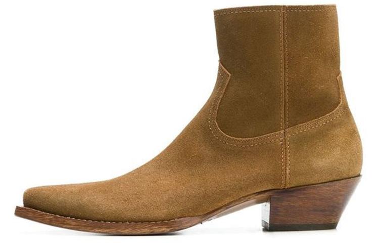 Saint Laurent Saint Laurent Lukas Ankle Boots Men's Brown
