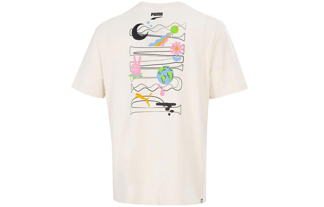 Puma Puma T-Shirts Men Ecru