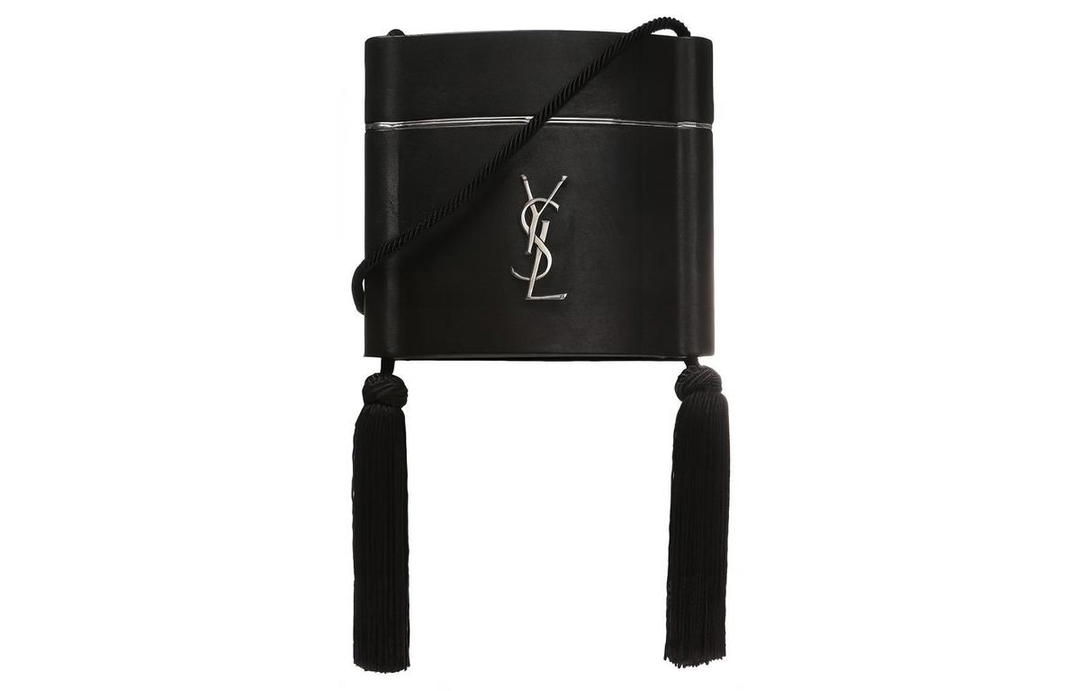 Saint Laurent Saint Laurent Sheepskin Crossbody Bag Shoulder Bag Women's Black