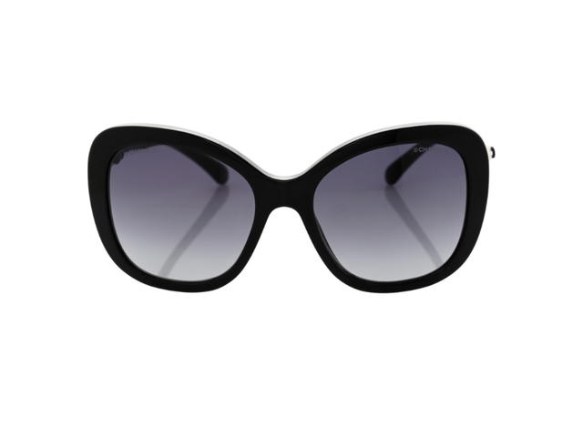 Chanel Chanel Butterfly Winter Pearl Sunglasses Black - view 2