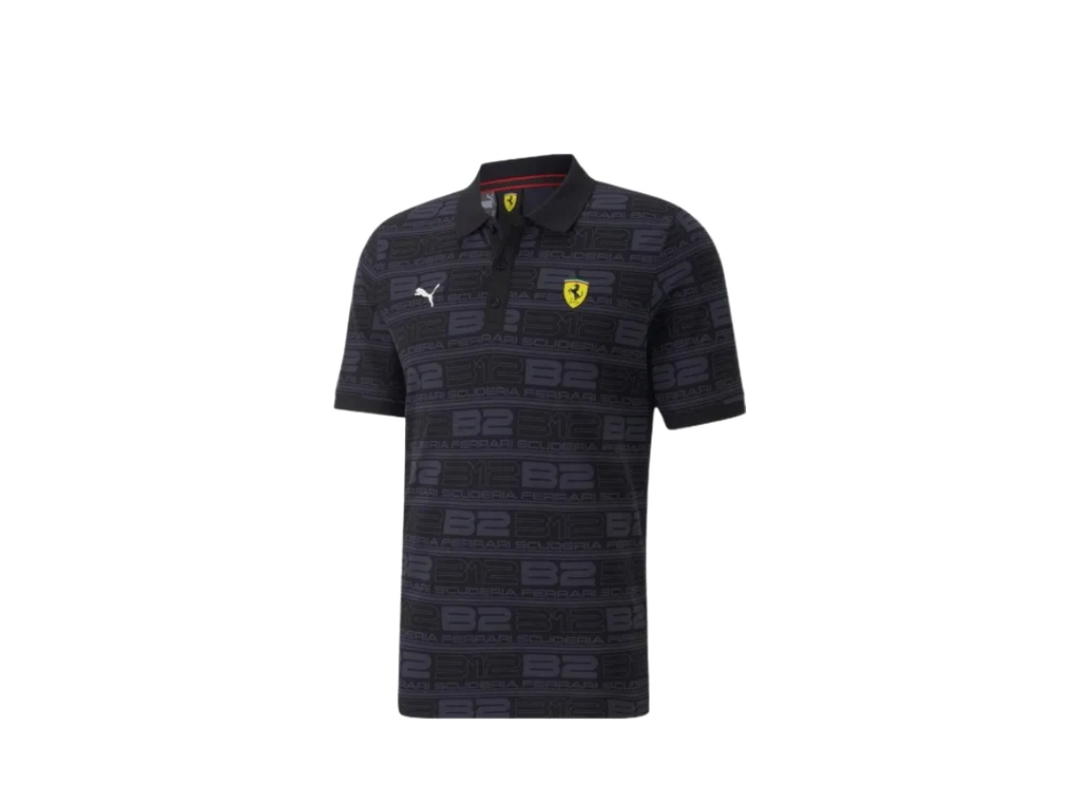 Puma Puma Ferrari Racing Collection Polo Shirt Black