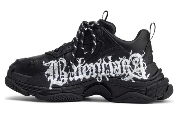 Balenciaga Balenciaga Triple S Diy Metal Artwork Black
