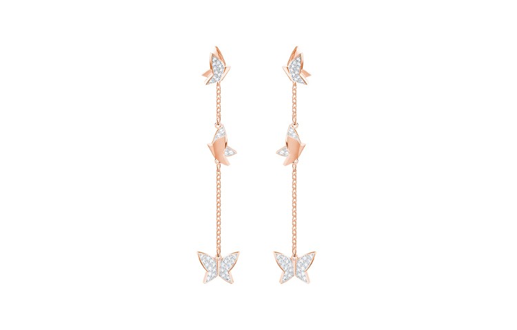 Swarovski Swarovski Lilia Earrings - Rose Gold