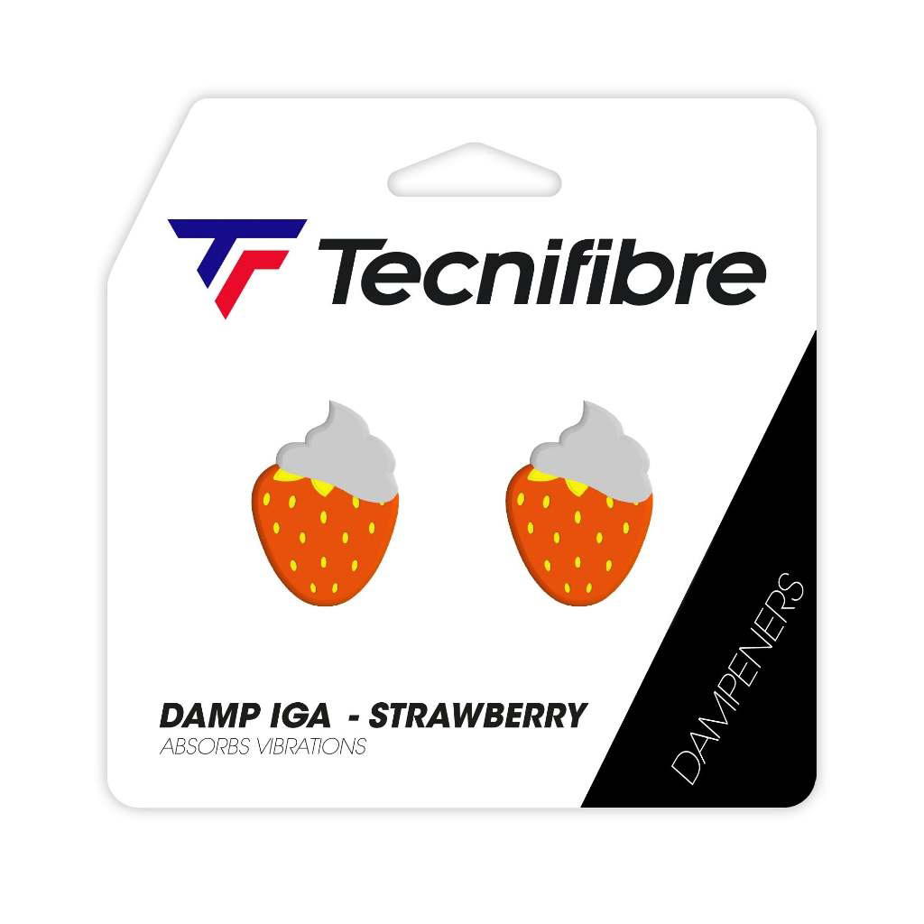 Tecnifibre Tecnifibre DAMP IG Croissant / Donut / Strawberry / Eiffel Tower Absorbs Vibration Dampener Strawberry
