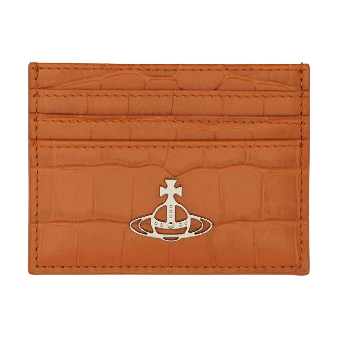 Vivienne Westwood Vivienne Westwood Calfskin Card Holder Women's Brown