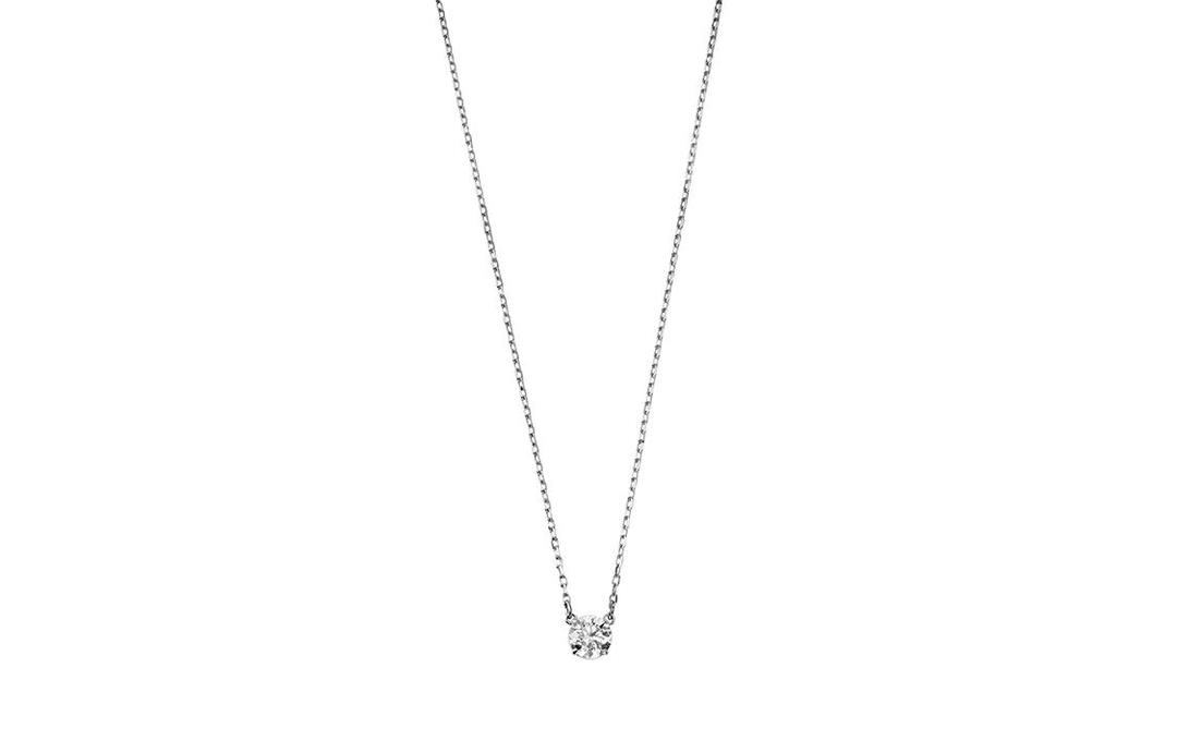 Swarovski Swarovski Stilla Attract Faux Crystal Necklaces Women's Silver