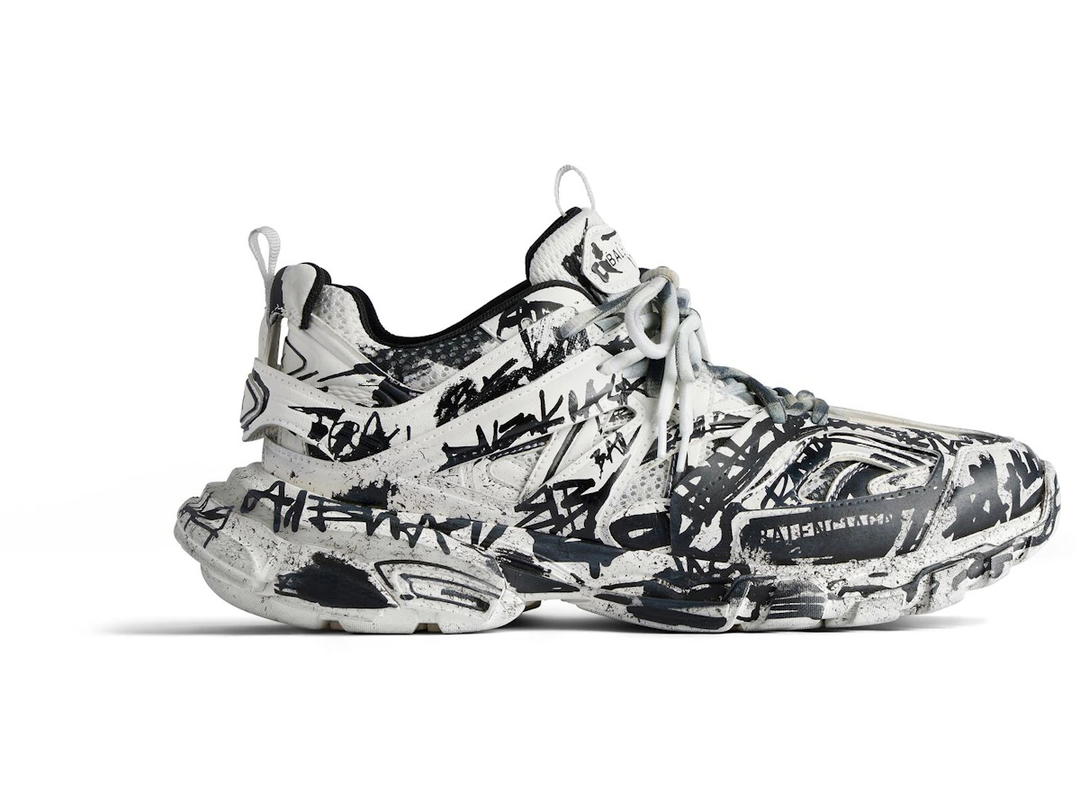 Balenciaga Balenciaga Track White Black Graffiti