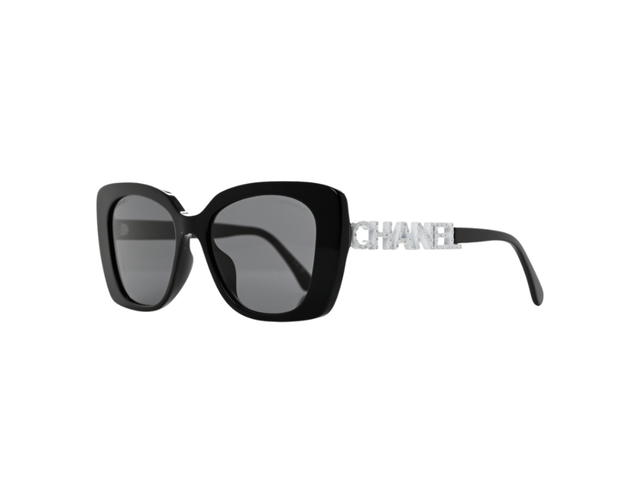 Chanel Chanel Sunglasses 5422-B-A In Black Strass Square Acetate With Black Lenses - view 1
