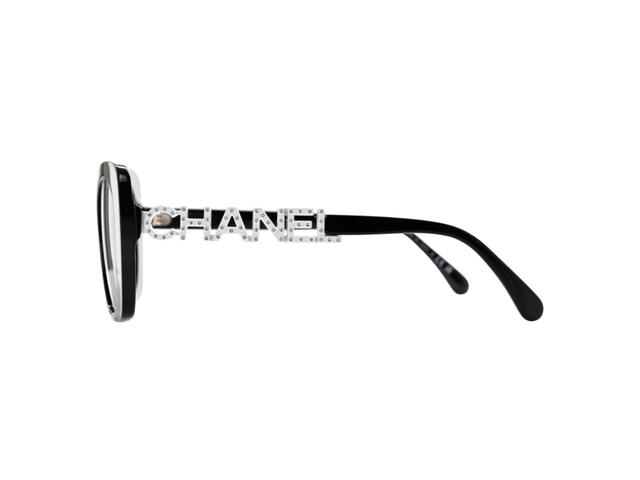 Chanel Chanel Sunglasses 5422-B-A In Black Strass Square Acetate With Black Lenses - view 3