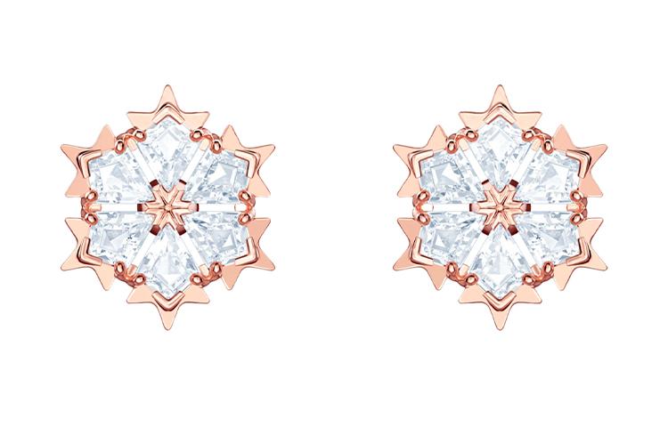 Swarovski Swarovski Rose Gold Tone Plated Earrings Women's White