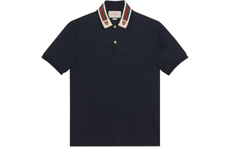 Gucci Gucci Polo Shirt Men's Dark Blue