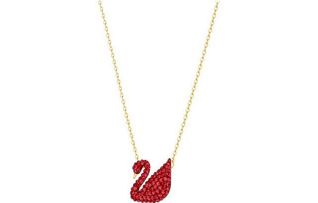 Swarovski Swarovski Iconic Swan Necklace - red - view 2