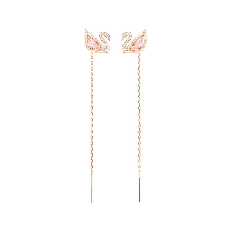 Swarovski Swarovski Gold Plated Earrings Women's Rouge Pink