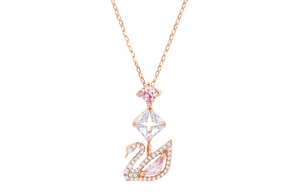 Swarovski Swarovski Alloy Necklaces Women's Pink