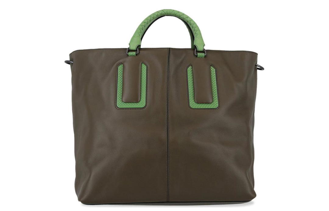 Bottega Veneta Bottega Veneta Leather Tote Bag Shopping Bag Shoulder Bag Crossbody Bag Handbag Men's Mustard