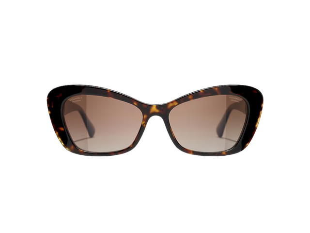 Chanel Chanel CH5481HA C714S9 56-16 In Tortoise Frame With Brown Lenses - view 2