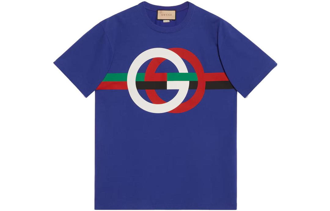 Gucci Gucci T Shirts Men Blue