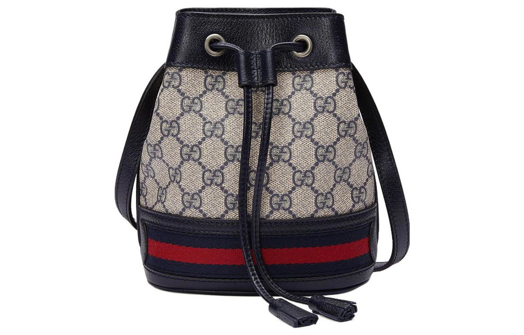 Gucci Gucci Ophidia Canvas With Leather Trim Bucket Bags Crossbody Bag, Shoulder Bag Women's