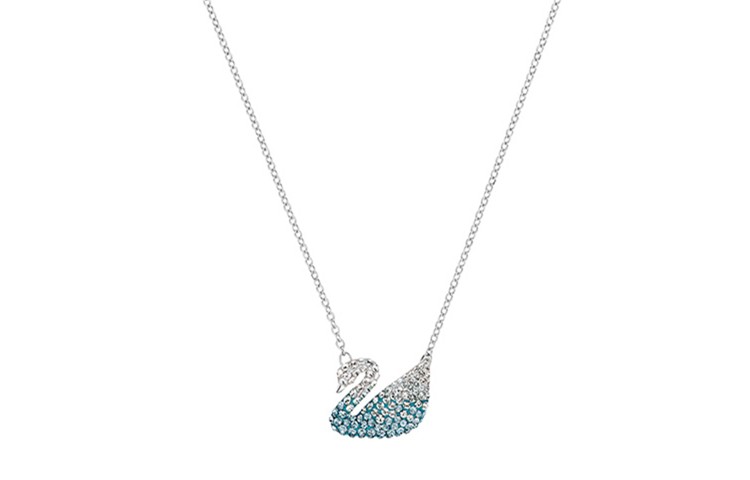 Swarovski Swarovski Iconic Swan Necklace - Blue