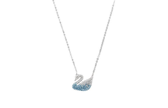 Swarovski Swarovski Iconic Swan Necklace - Blue - view 2
