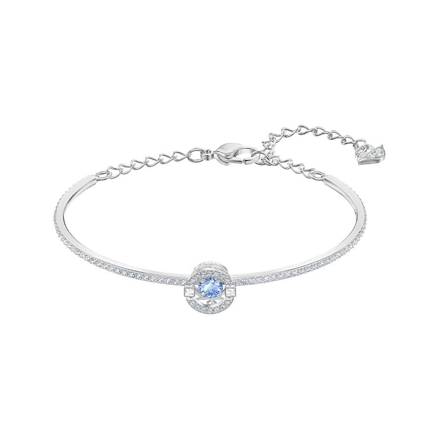 Swarovski Swarovski Rhodium Plated Bangles Women's Blue