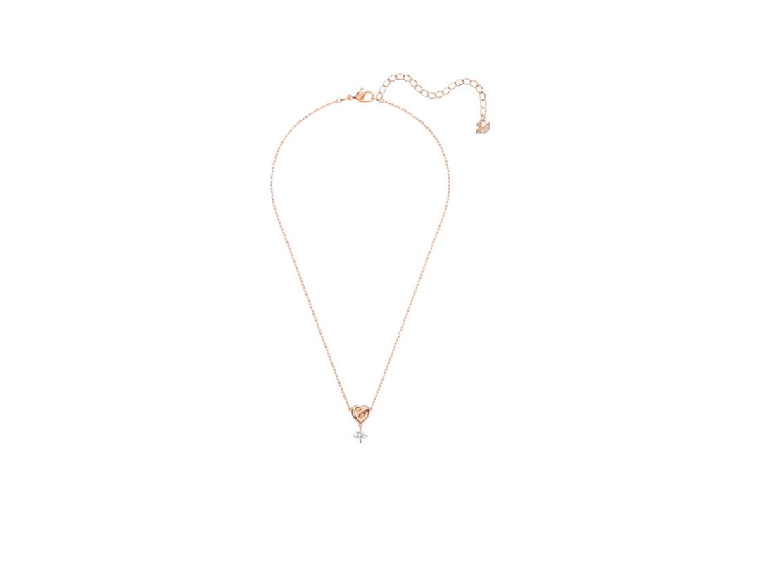 Swarovski Swarovski Lifelong Heart Pendant Necklace White Rose Gold