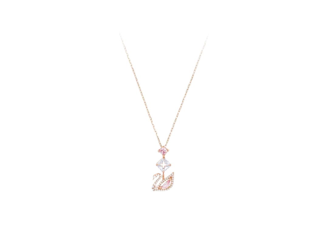 Swarovski Swarovski Dazzling Swan Necklace Millennial Pink