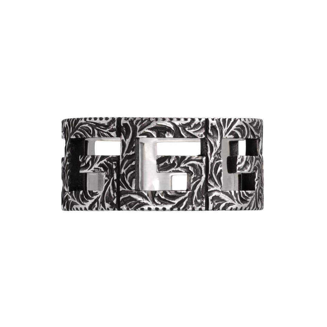 Gucci Gucci 925 Sterling Silver Rings Men's Silver