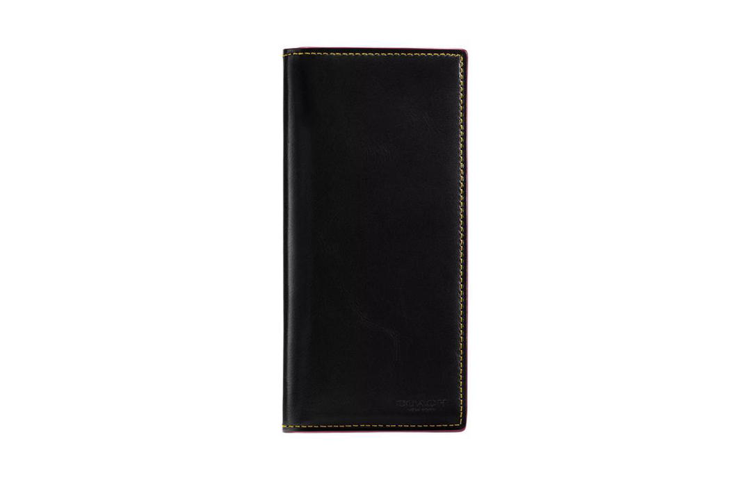 Coach Coach Breast Calfskin Clutches Wallets Men's Black