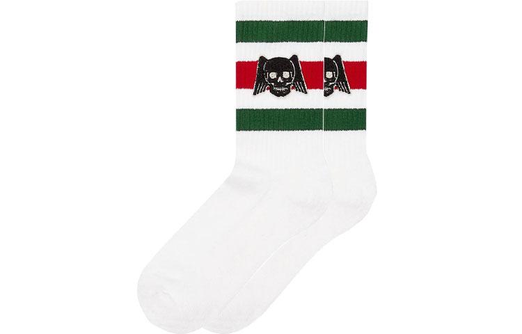 Gucci Gucci Cotton Socks With Winged Skull