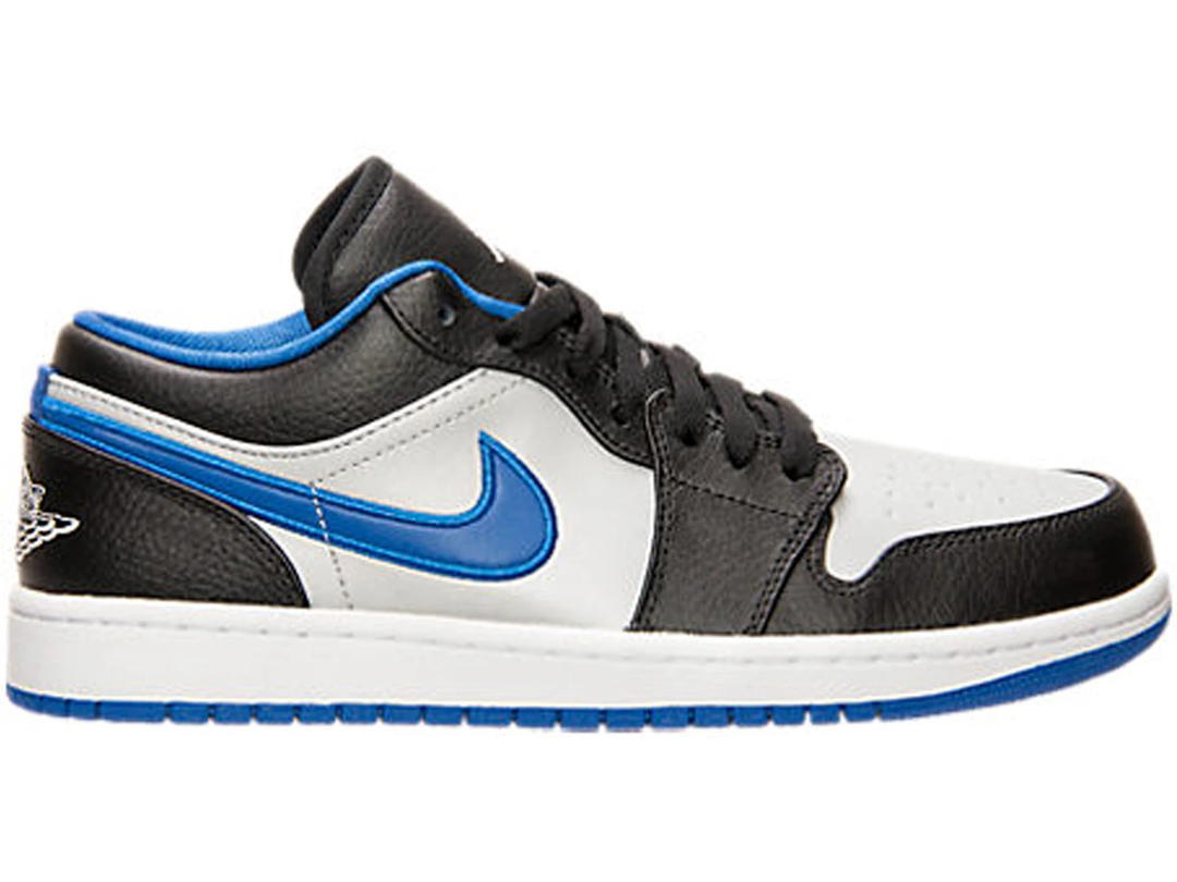 Jordan Jordan 1 Low Black Game Royal Metallic Platinum