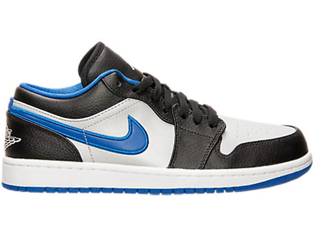 Jordan Jordan 1 Low Black Game Royal Metallic Platinum