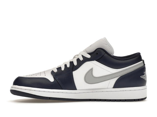 Jordan Jordan 1 Low Wolf Grey Midnight Navy - view 3