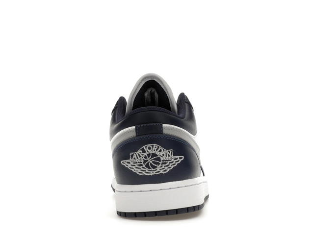Jordan Jordan 1 Low Wolf Grey Midnight Navy - view 4