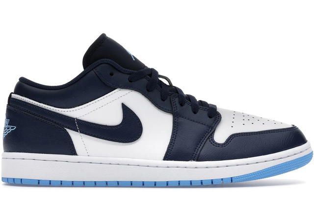 Jordan Jordan 1 Low Midnight Navy University Blue - view 1