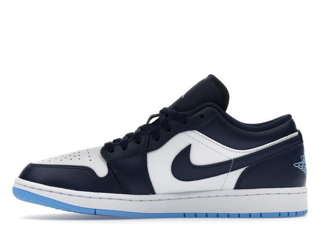 Jordan Jordan 1 Low Midnight Navy University Blue - view 3