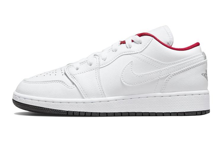 Jordan Jordan Kids Air Jordan 1 Low 'White/Red' Sneakers
