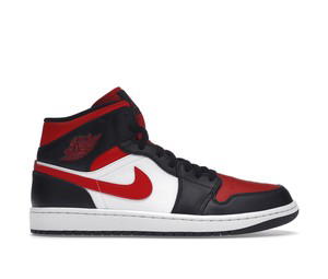Buy Jordan 1 Mid White Black Red (2022) at Sasom – Authentic and Ready to Ship
